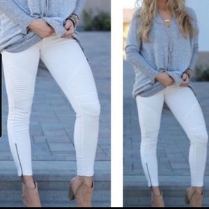 New mix white motto jeggins g